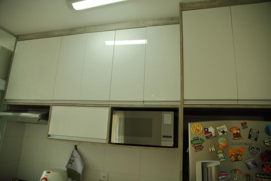 Cozinha  de apartamento à venda com 2 quartos, 59m² em Baeta Neves, São Bernardo do Campo