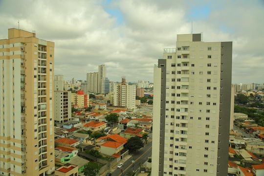 Quarto 1  Vista  de apartamento à venda com 2 quartos, 59m² em Baeta Neves, São Bernardo do Campo