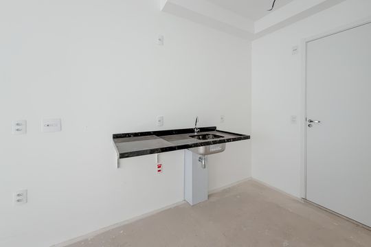 Cozinha de kitnet/studio à venda com 1 quarto, 23m² em Vila Mariana, São Paulo