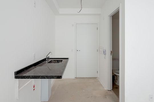 Cozinha de kitnet/studio à venda com 1 quarto, 23m² em Vila Mariana, São Paulo