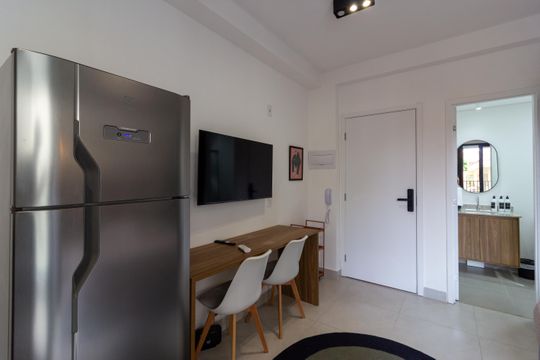 Kitnet/Studio de kitnet/studio para alugar com 1 quarto, 24m² em Vila Madalena, São Paulo