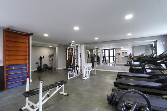 Área Comum - Academia de apartamento para alugar com 1 quarto, 40m² em Indianópolis, São Paulo