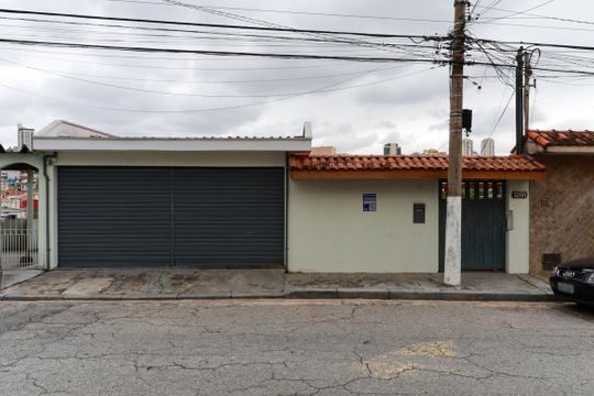 Fachada + plaquinha de casa à venda com 5 quartos, 330m² em Vila Aurora (zona Norte), São Paulo