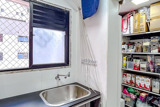 Área de Serviço de apartamento à venda com 2 quartos, 93m² em Vila Gomes Cardim, São Paulo