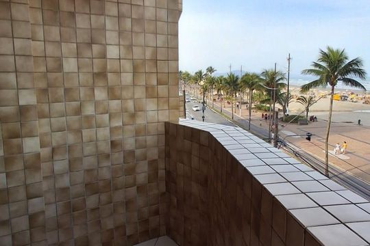 varanda de apartamento para alugar com 2 quartos, 70m² em Nova Mirim, Praia Grande