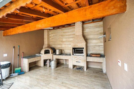 Área comum - Churrasqueira de apartamento à venda com 3 quartos, 76m² em Vila Carrão, São Paulo