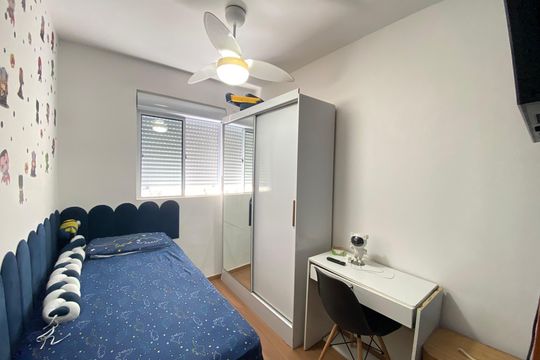 Quarto 1 de apartamento à venda com 2 quartos, 40m² em Del Castilho, Rio de Janeiro