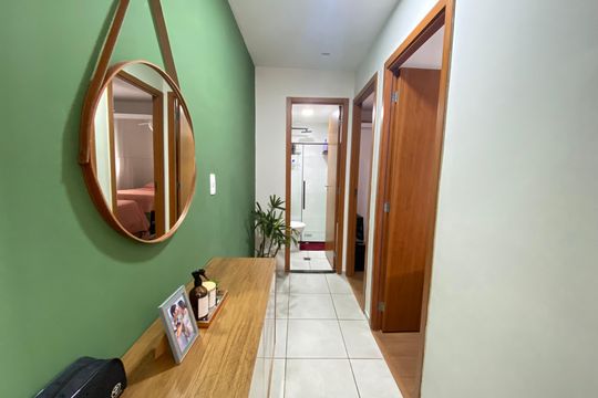 Corredor de apartamento à venda com 2 quartos, 40m² em Del Castilho, Rio de Janeiro