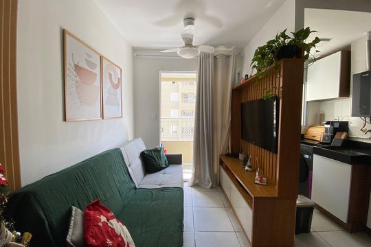 Sala de apartamento à venda com 2 quartos, 40m² em Del Castilho, Rio de Janeiro