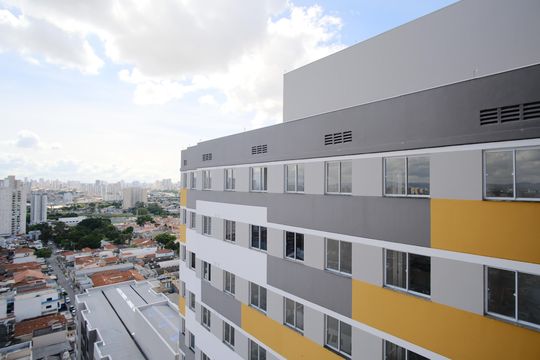 Vista Sala de apartamento à venda com 2 quartos, 39m² em Tatuapé, São Paulo