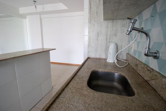 Cozinha de apartamento à venda com 3 quartos, 60m² em Penha, Rio de Janeiro