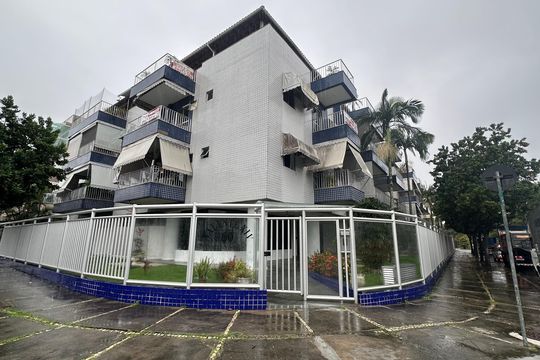 Fachada de apartamento à venda com 3 quartos, 83m² em Recreio dos Bandeirantes, Rio de Janeiro