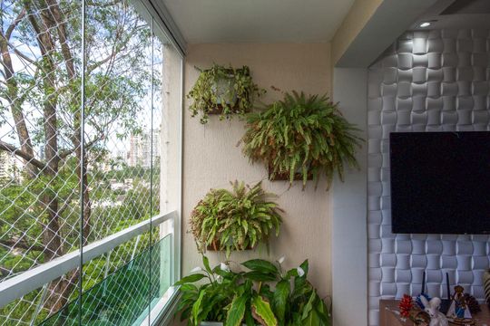 Varanda de apartamento para alugar com 2 quartos, 126m² em Paraíso do Morumbi, São Paulo