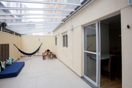 Área Gardem/Area de serviço de apartamento para alugar com 2 quartos, 75m² em Centro, Diadema