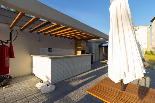 Área comum - Churrasqueira de apartamento para alugar com 2 quartos, 46m² em Campo Grande, Rio de Janeiro
