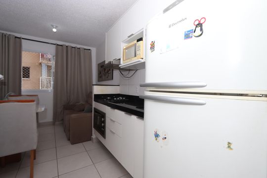 Cozinha de apartamento à venda com 2 quartos, 33m² em Vila Ema, São Paulo