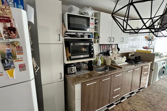 Cozinha de apartamento para alugar com 2 quartos, 70m² em Recreio dos Bandeirantes, Rio de Janeiro