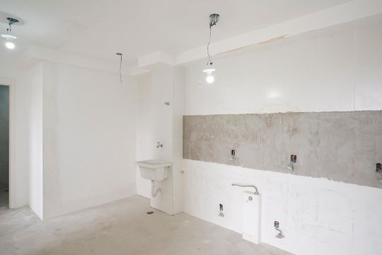 Cozinha de apartamento à venda com 2 quartos, 55m² em Vila Mussolini, São Bernardo do Campo