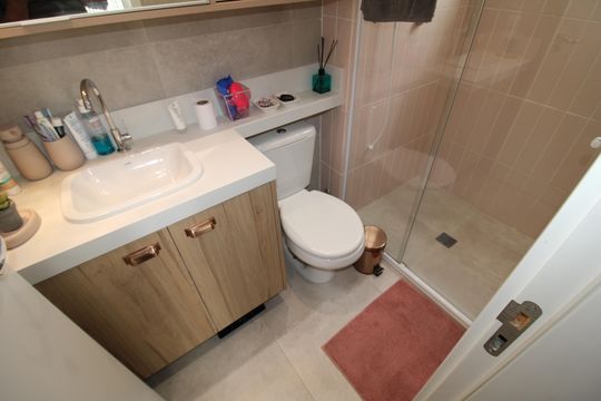 Banheiro de apartamento à venda com 1 quarto, 31m² em Casa Verde, São Paulo