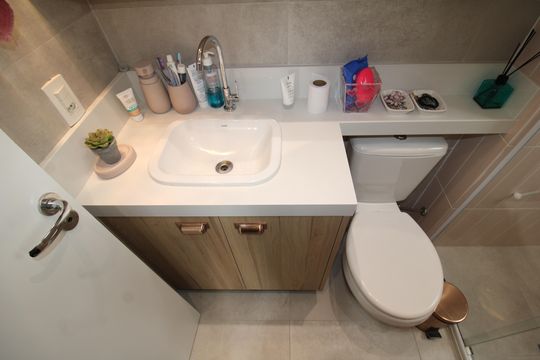 Banheiro de apartamento à venda com 1 quarto, 31m² em Casa Verde, São Paulo
