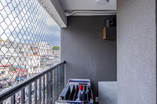 Varanda de apartamento à venda com 2 quartos, 42m² em Vila Marina, São Paulo