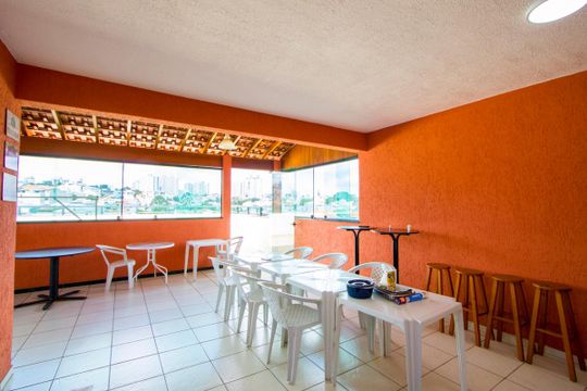 Espaço gourmet de apartamento à venda com 3 quartos, 250m² em Vila Scarpelli, Santo André