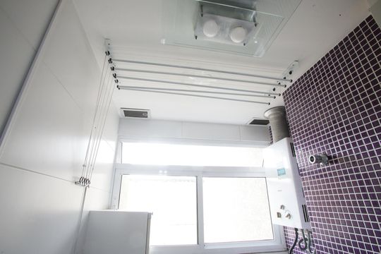 Área de Serviço de apartamento à venda com 3 quartos, 74m² em Taquara, Rio de Janeiro