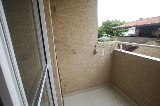 Varanda da Sala de apartamento à venda com 3 quartos, 74m² em Taquara, Rio de Janeiro