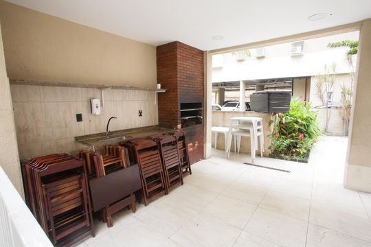 Área comum - Churrasqueira de apartamento à venda com 3 quartos, 74m² em Taquara, Rio de Janeiro