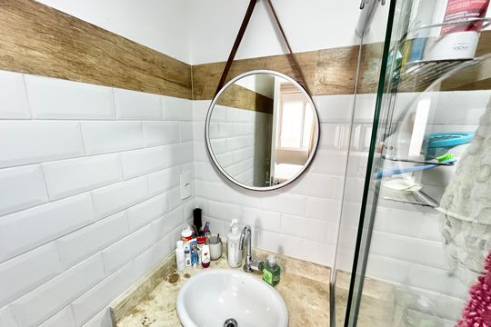 Banheiro da Suíte de apartamento para alugar com 2 quartos, 106m² em Vila Dom Pedro Ii, São Paulo