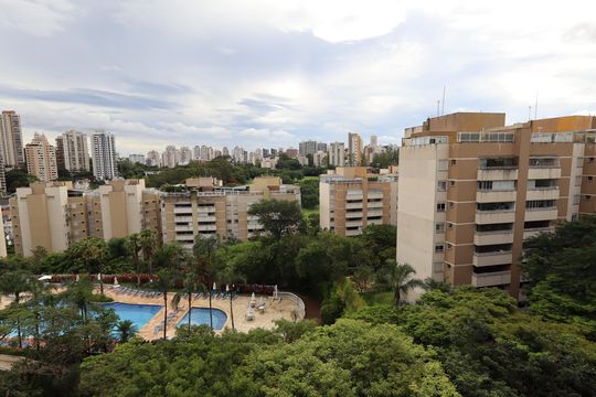 Vista da Sala de apartamento para alugar com 4 quartos, 127m² em Morumbi, São Paulo