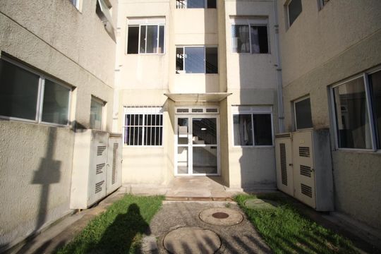 Fachada do bloco de apartamento à venda com 2 quartos, 41m² em Mário Quintana, Porto Alegre
