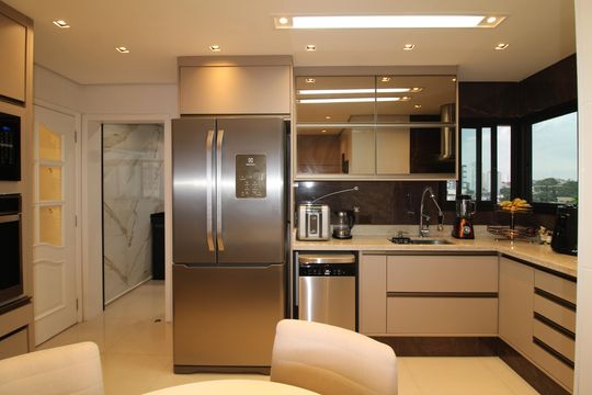 Cozinha de apartamento à venda com 3 quartos, 150m² em Vila Pauliceia, São Paulo