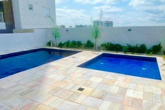 Área comum - Piscina de apartamento à venda com 2 quartos, 47m² em Vila das Bandeiras, Guarulhos