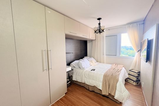 Suíte 1 de apartamento à venda com 2 quartos, 78m² em Jardim Ermida I, Jundiaí