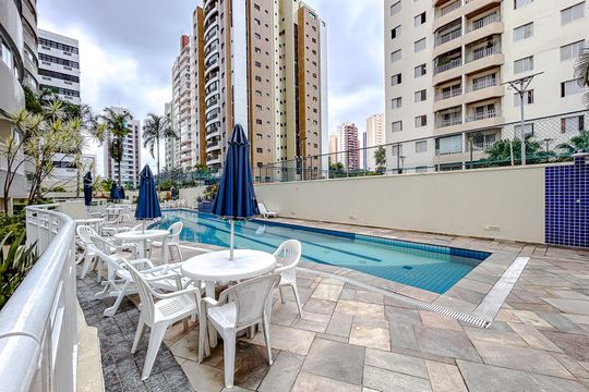 Área comum - Piscina de apartamento à venda com 3 quartos, 160m² em Vila Gomes Cardim, São Paulo