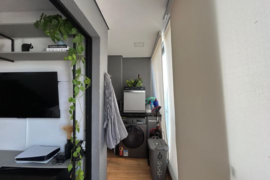 Varanda da Sala de apartamento à venda com 2 quartos, 80m² em Vila Albertina, São Paulo