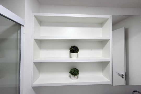 Banheiro de apartamento para alugar com 1 quarto, 25m² em Alto da Mooca, São Paulo