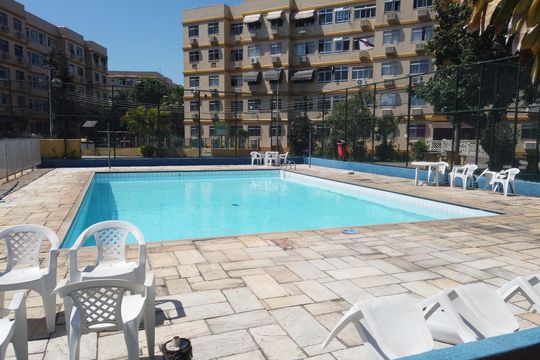 Área comum - Piscina de apartamento para alugar com 2 quartos, 55m² em Taquara, Rio de Janeiro
