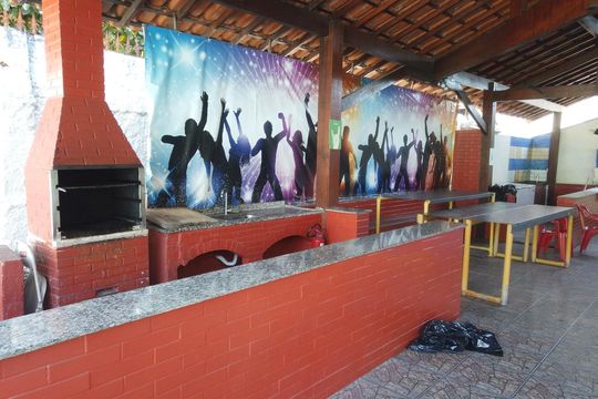 Área comum - Churrasqueira de apartamento para alugar com 2 quartos, 55m² em Taquara, Rio de Janeiro