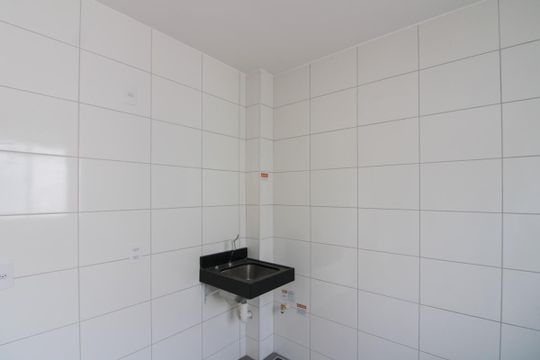 Cozinha e Área de Serviço de apartamento para alugar com 2 quartos, 45m² em Juliana, Belo Horizonte