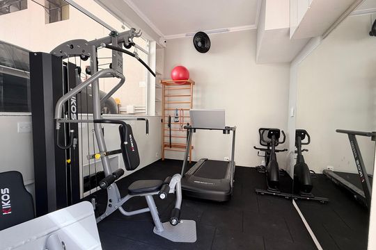 Área comum - Academia de apartamento para alugar com 3 quartos, 170m² em Santos, Guarujá