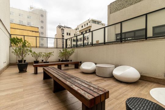 Lounge de kitnet/studio à venda com 1 quarto, 30m² em Santa Ifigênia, São Paulo