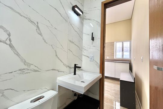 Banheiro de casa para alugar com 1 quarto, 40m² em Vila do Encontro, São Paulo