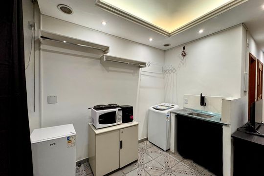 Cozinha de apartamento para alugar com 1 quarto, 35m² em Centro, Rio de Janeiro