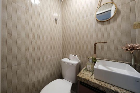 Lavabo de casa de condomínio à venda com 2 quartos, 80m² em Jardim Lisboa, São Paulo