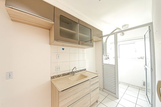 Cozinha de apartamento à venda com 1 quarto, 35m² em Jardim Ibitirama, São Paulo