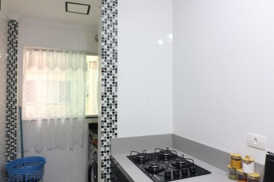 Cozinha e Área de Serviço de apartamento à venda com 3 quartos, 83m² em Vila Euro, São Bernardo do Campo