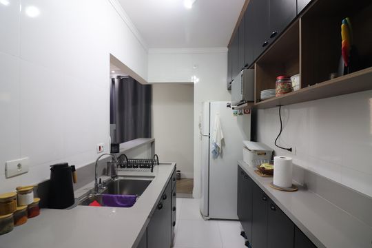 Cozinha e Área de Serviço de apartamento à venda com 3 quartos, 83m² em Vila Euro, São Bernardo do Campo