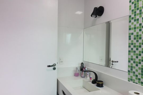 Quarto 1 Suíte Banheiro de apartamento à venda com 3 quartos, 83m² em Vila Euro, São Bernardo do Campo